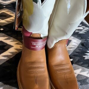 Twisted X Floral Yellow and Brown Boots